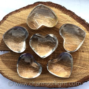 Clear Quartz Gemstone Heart